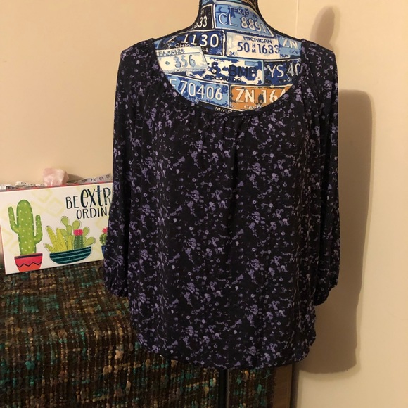 🌟B2G1🌟Michael Michael Kors floral peasant top - Picture 3 of 14